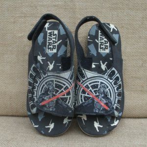Vintage Star Wars Kid's Sandals Sz 1 Darth Vader